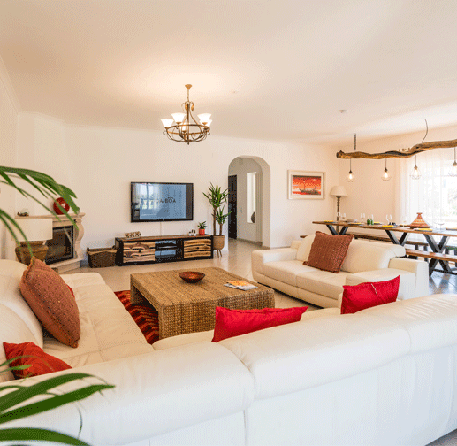 Living Room at Vida Boa Lodge